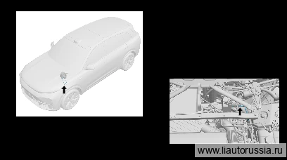 Тормозная трубка правая задняя — расположение