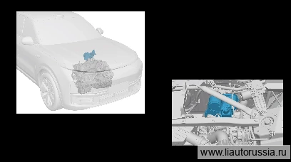 Блок управления iBooster с главным тормозным цилиндром в сборе — расположение