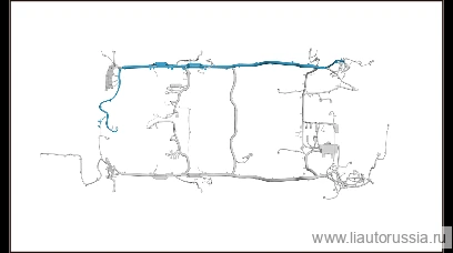Жгут проводов камеры кругового обзора 360° — расположение